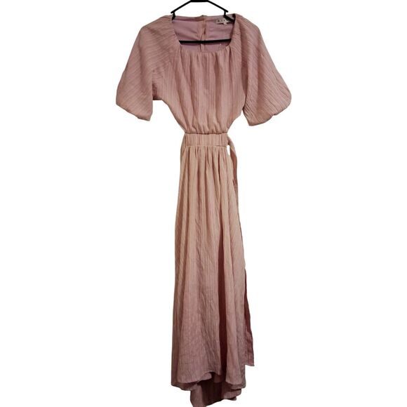 HYFVE‎ Unforgettable Cutout Midi Dress Lavender Size S NWOT Chiffon - Picture 1 of 9